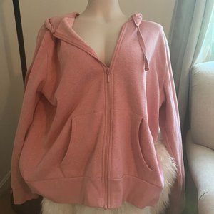 Time and Tru, pink jacket with hood - Size Extra Extra Large